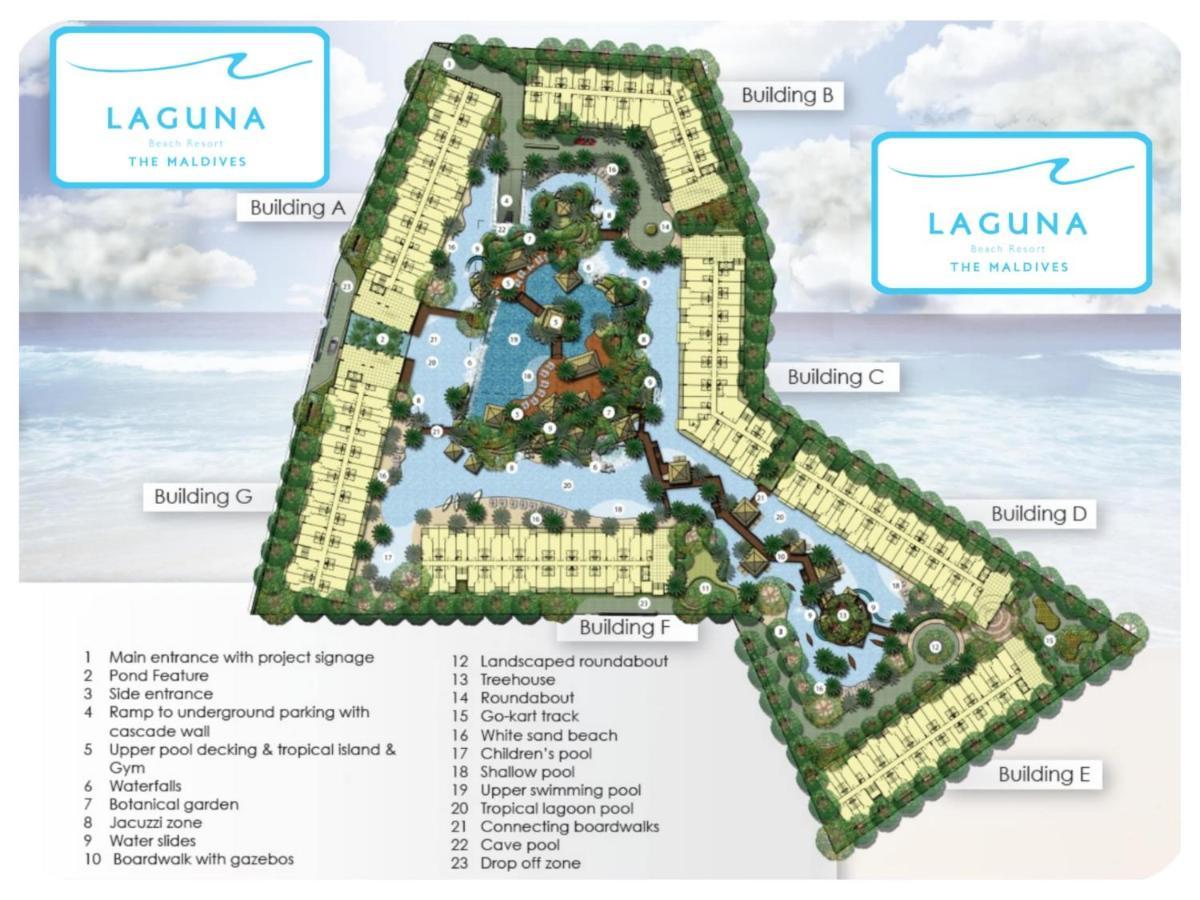 חוף ג'ומטיין Laguna Beach Condo Resort 3 Maldives Pattaya Pool View ลากูน่า บีช คอนโด รีสอร์ต 3 พัทยา מראה חיצוני תמונה